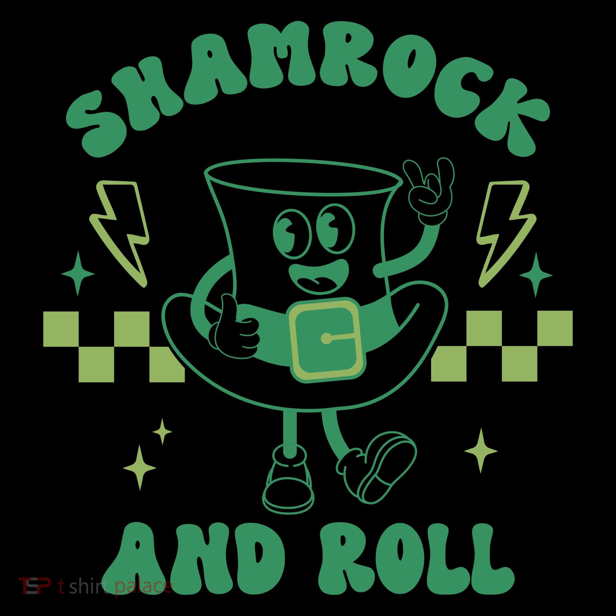 Funny St Patricks Day Shamrock and Roll Coffee Mug