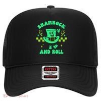 Funny St Patricks Day Shamrock and Roll Hat thumb 0