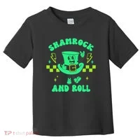Funny St Patricks Day Shamrock and Roll Toddler T-Shirt thumb 0