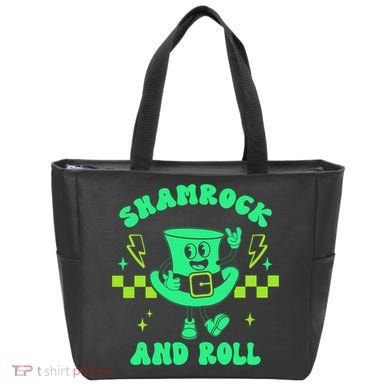 Funny St Patricks Day Shamrock and Roll Tote Bag