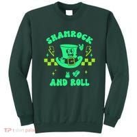 Funny St Patricks Day Shamrock and Roll Sweatshirt thumb 0