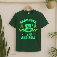 Funny St Patricks Day Shamrock and Roll T-Shirt thumb 2