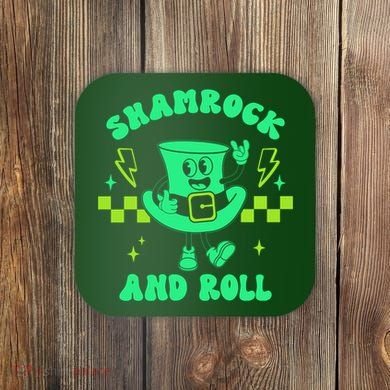 Funny St Patricks Day Shamrock and Roll Coaster