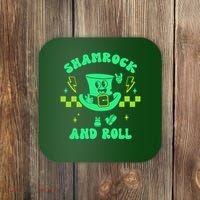 Funny St Patricks Day Shamrock and Roll Coaster thumb 0