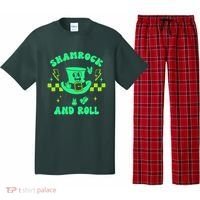 Funny St Patricks Day Shamrock and Roll Pajama Set thumb 0