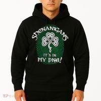 Funny St Patrick's Day Shenanigans It's In My DNA Fingerprint Hoodie thumb 2