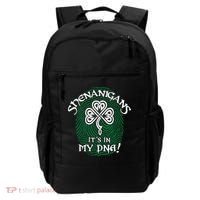 Funny St Patrick's Day Shenanigans It's In My DNA Fingerprint Backpack thumb 0