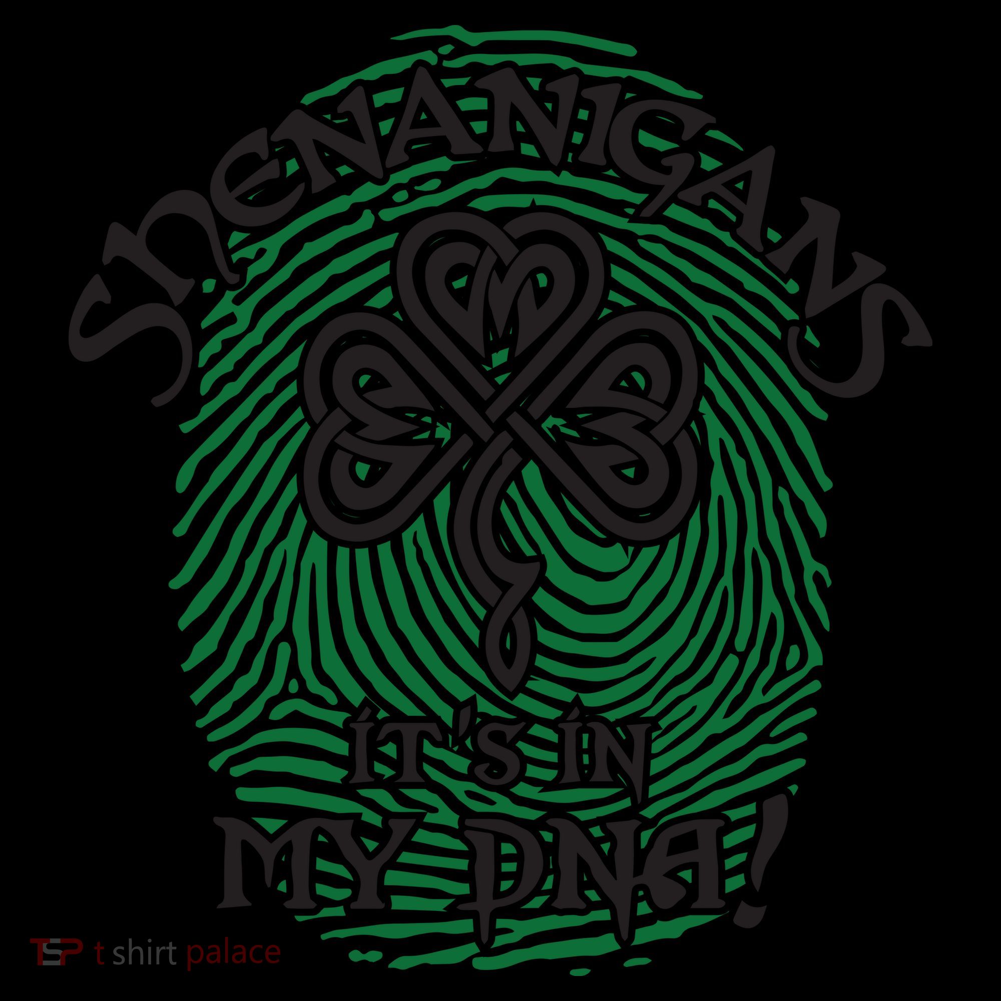 Funny St Patrick's Day Shenanigans It's In My DNA Fingerprint Coffee Mug