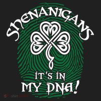 Funny St Patrick's Day Shenanigans It's In My DNA Fingerprint Beanie thumb 2