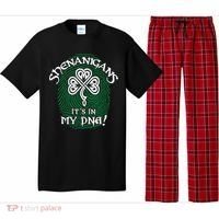 Funny St Patrick's Day Shenanigans It's In My DNA Fingerprint Pajama Set thumb 0