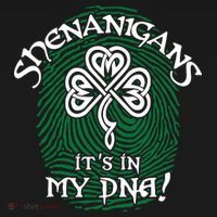 Funny St Patrick's Day Shenanigans It's In My DNA Fingerprint Tote Bag thumb 4