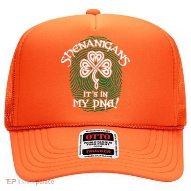 Funny St Patrick's Day Shenanigans It's In My DNA Fingerprint Hat
