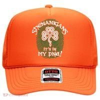 Funny St Patrick's Day Shenanigans It's In My DNA Fingerprint Hat thumb 0