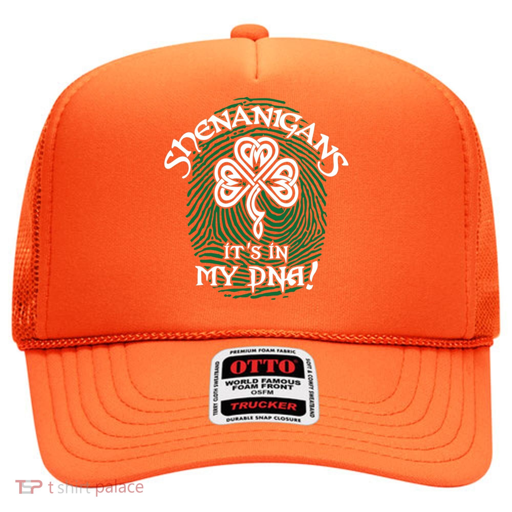 Funny St Patrick's Day Shenanigans It's In My DNA Fingerprint Hat