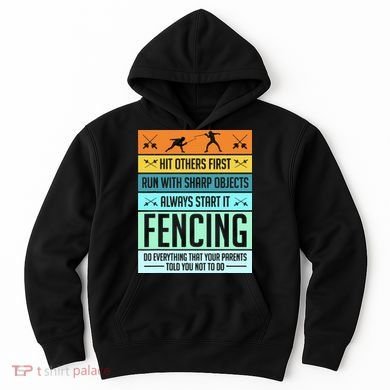 Fencing Sport Pun Hoodie