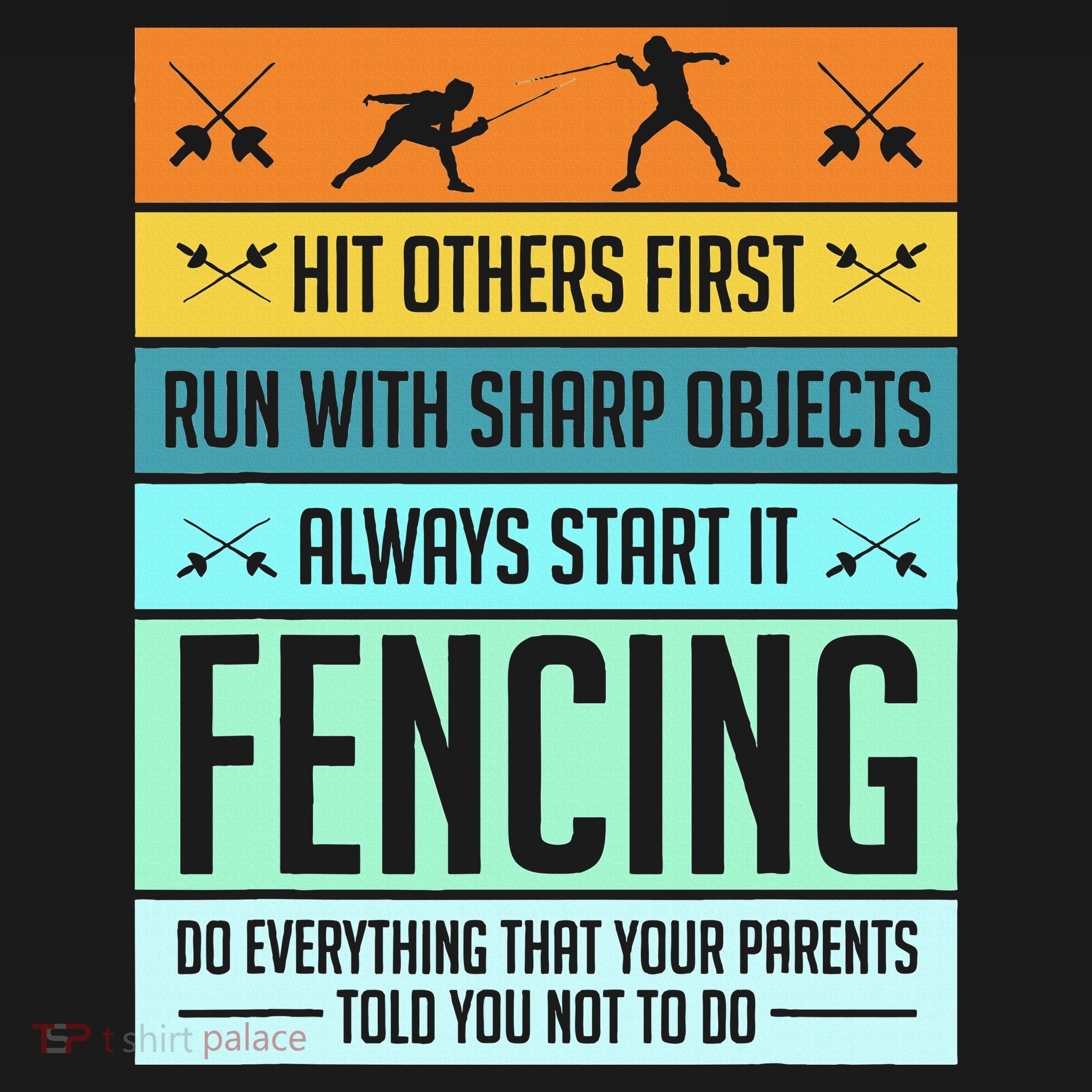 Fencing Sport Pun Apron