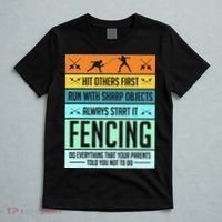 Fencing Sport Pun T-Shirt thumb 5