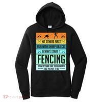 Fencing Sport Pun Women's Hoodie thumb 0