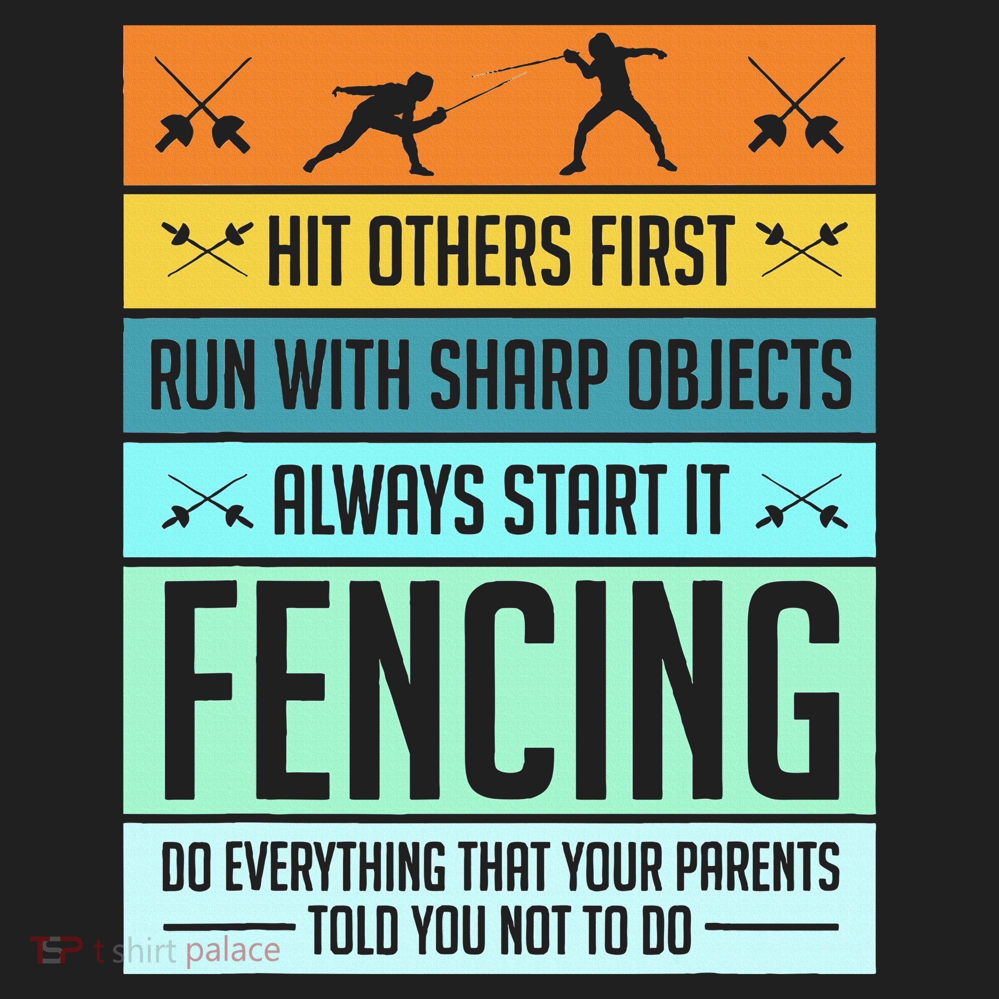 Fencing Sport Pun Tumbler