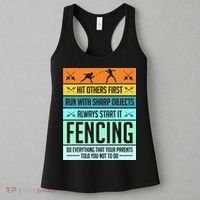 Fencing Sport Pun Women's Tank Top thumb 3
