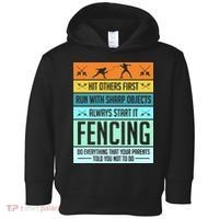 Fencing Sport Pun Toddler Hoodie thumb 0