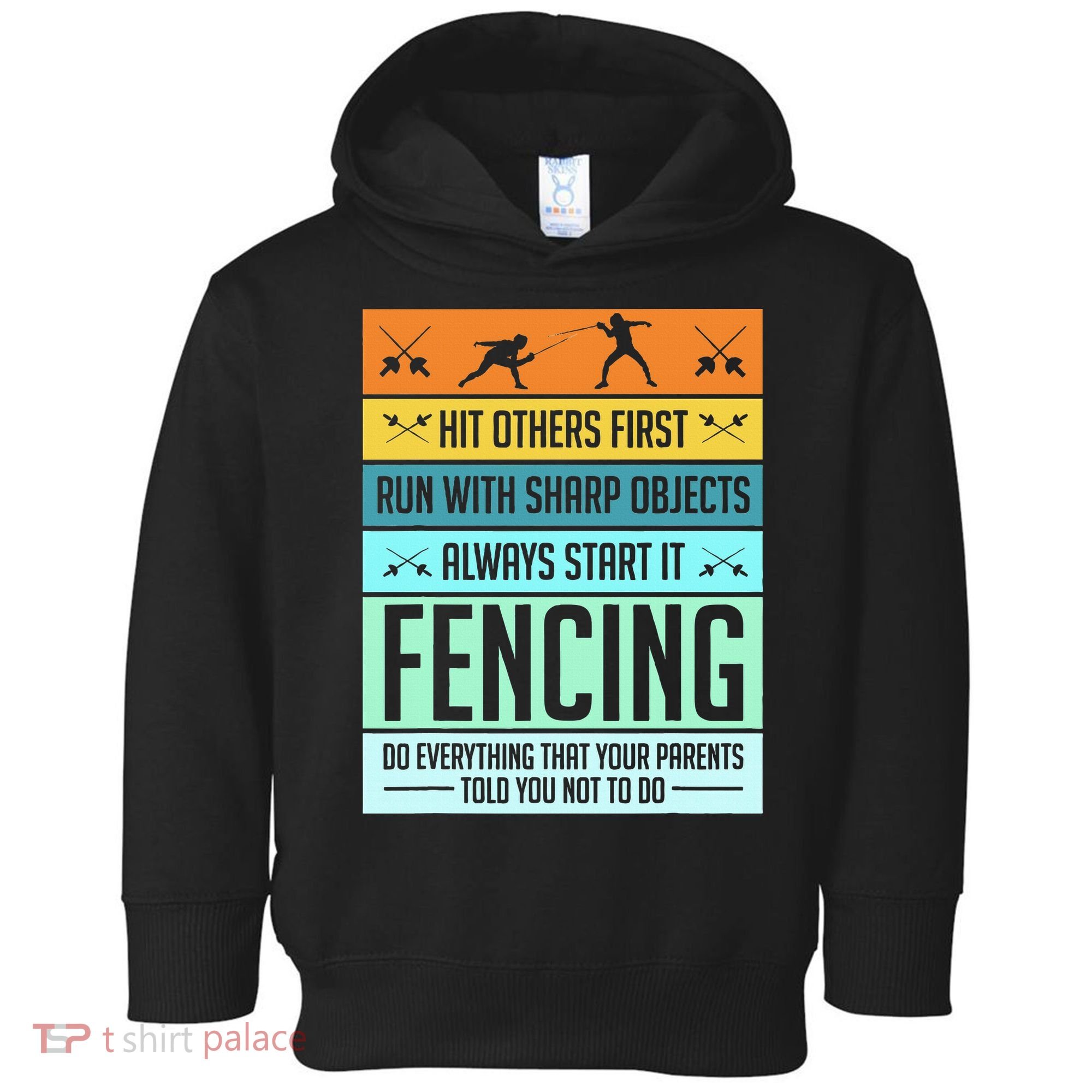 Fencing Sport Pun Toddler Hoodie