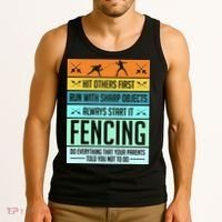 Fencing Sport Pun Tank Top thumb 3
