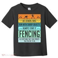 Fencing Sport Pun Toddler T-Shirt thumb 0