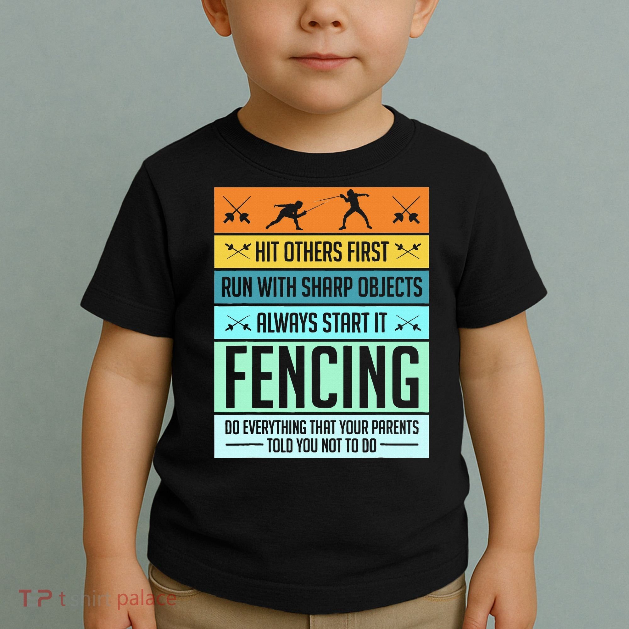 Fencing Sport Pun Toddler T-Shirt