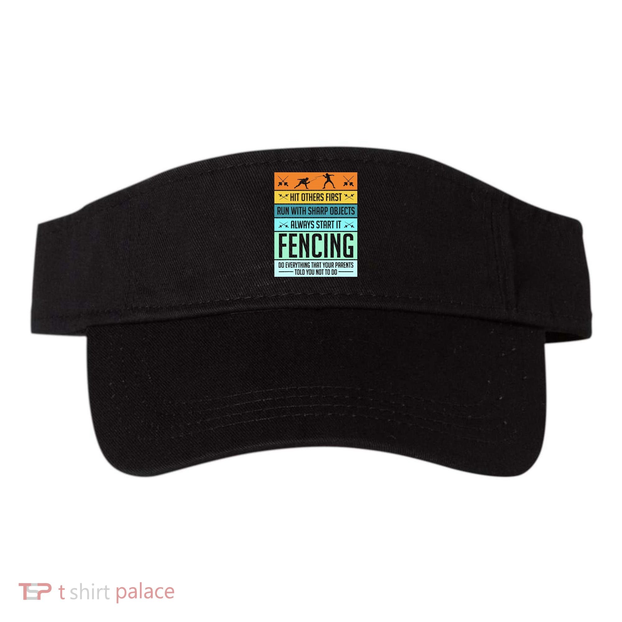 Fencing Sport Pun Visor