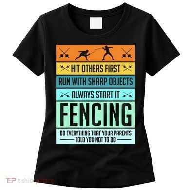 Fencing Sport Pun Women's T-Shirt