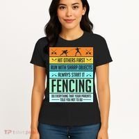 Fencing Sport Pun Women's T-Shirt thumb 4