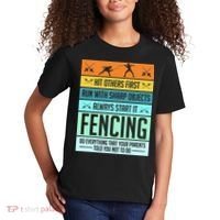 Fencing Sport Pun Kids T-Shirt thumb 2