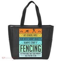 Fencing Sport Pun Tote Bag thumb 0