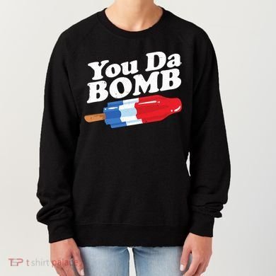 Funny Summer Popsicle Pop Retro You Da Bomb 80's Gift Women's Sweatshirt