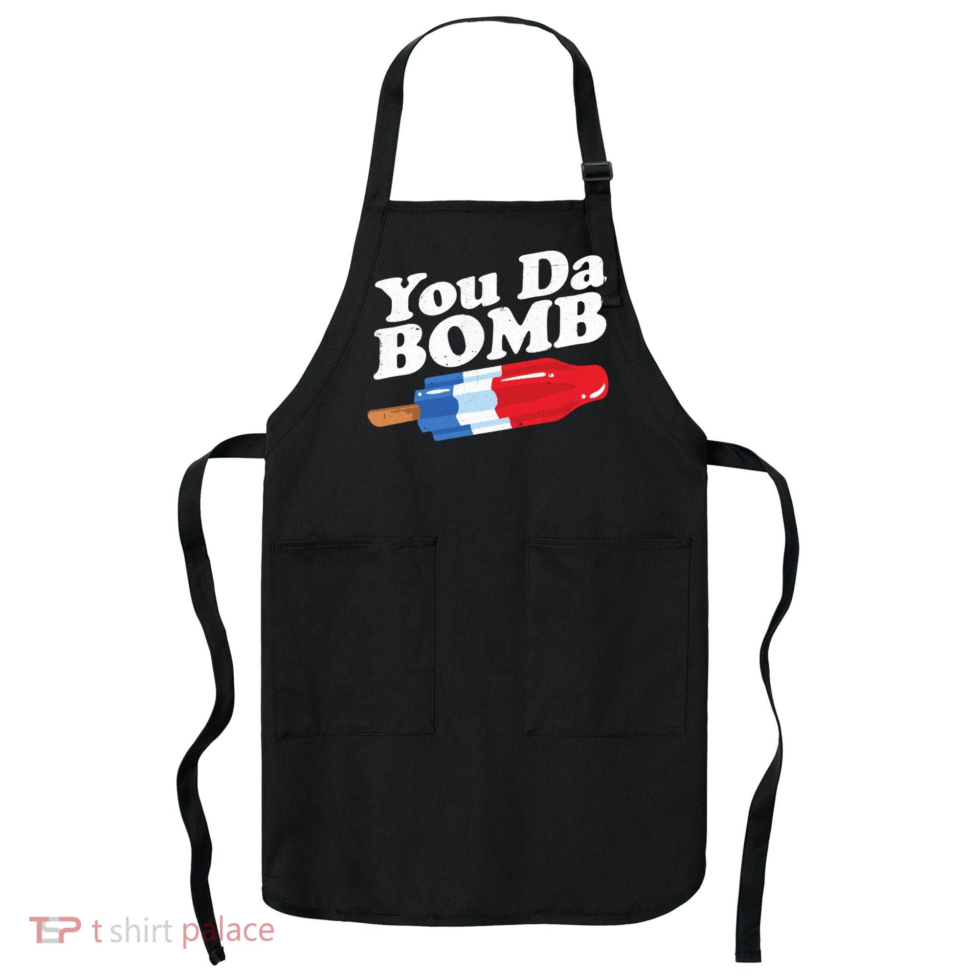 Funny Summer Popsicle Pop Retro You Da Bomb 80's Gift Apron