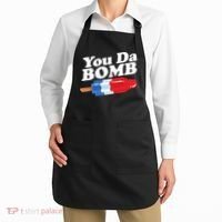 Funny Summer Popsicle Pop Retro You Da Bomb 80's Gift Apron thumb 2