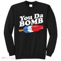 Funny Summer Popsicle Pop Retro You Da Bomb 80's Gift Sweatshirt thumb 0