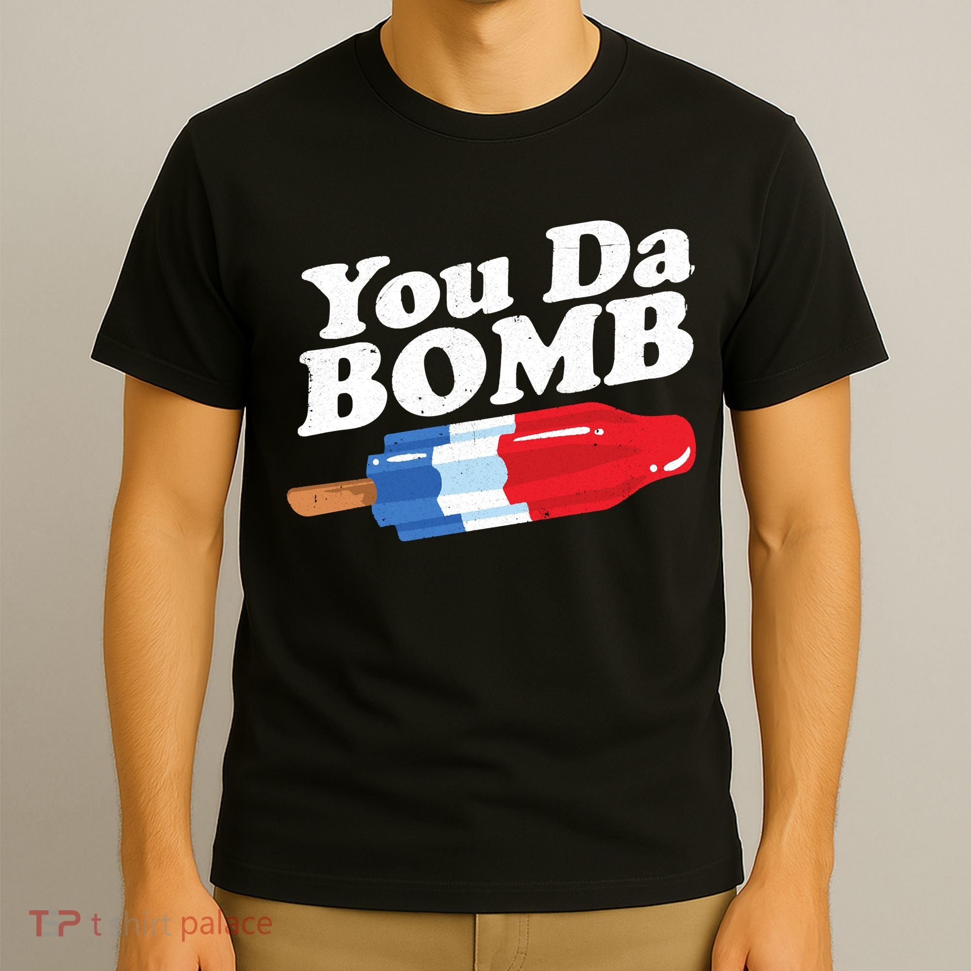Funny Summer Popsicle Pop Retro You Da Bomb 80's Gift T-Shirt