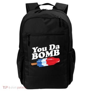 Funny Summer Popsicle Pop Retro You Da Bomb 80's Gift Backpack