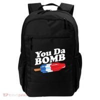 Funny Summer Popsicle Pop Retro You Da Bomb 80's Gift Backpack thumb 0