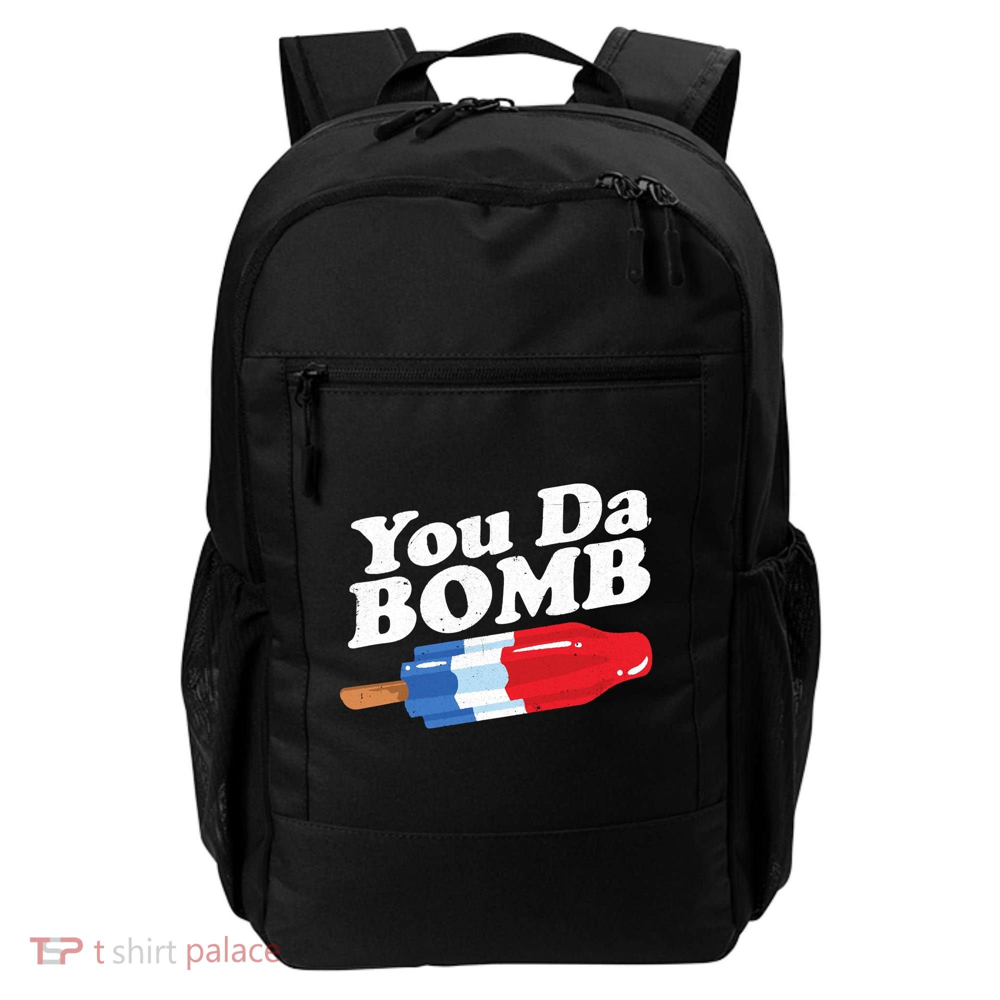 Funny Summer Popsicle Pop Retro You Da Bomb 80's Gift Backpack