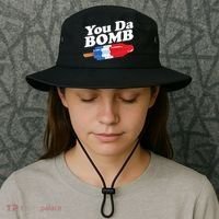 Funny Summer Popsicle Pop Retro You Da Bomb 80's Gift Bucket Hat thumb 3