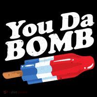Funny Summer Popsicle Pop Retro You Da Bomb 80's Gift Coaster thumb 2