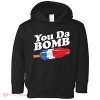 Funny Summer Popsicle Pop Retro You Da Bomb 80's Gift Toddler Hoodie thumb 0