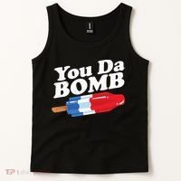 Funny Summer Popsicle Pop Retro You Da Bomb 80's Gift Tank Top thumb 2