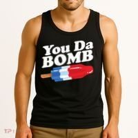 Funny Summer Popsicle Pop Retro You Da Bomb 80's Gift Tank Top thumb 3