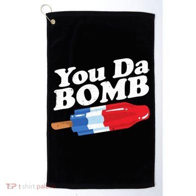 Funny Summer Popsicle Pop Retro You Da Bomb 80's Gift Golf Towel