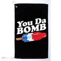 Funny Summer Popsicle Pop Retro You Da Bomb 80's Gift Golf Towel thumb 0