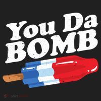 Funny Summer Popsicle Pop Retro You Da Bomb 80's Gift Golf Towel thumb 3